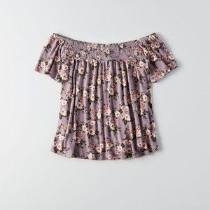 Floral Off The Shoulder Top